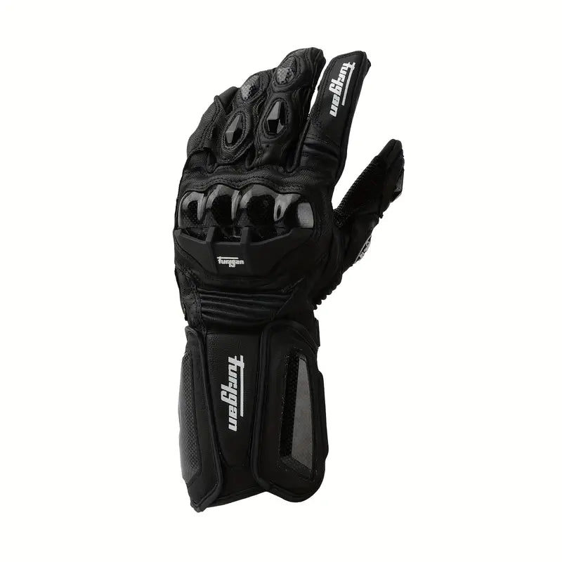 Carbon Fiber-inspired Motorcycle Gloves