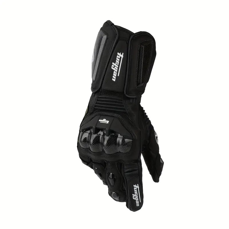 Carbon Fiber-inspired Motorcycle Gloves