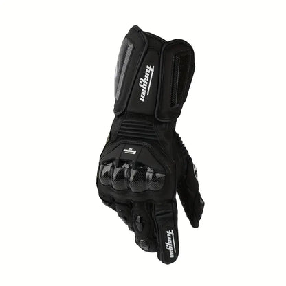 Carbon Fiber-inspired Motorcycle Gloves